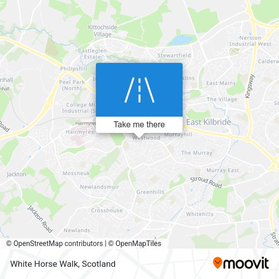 White Horse Walk map