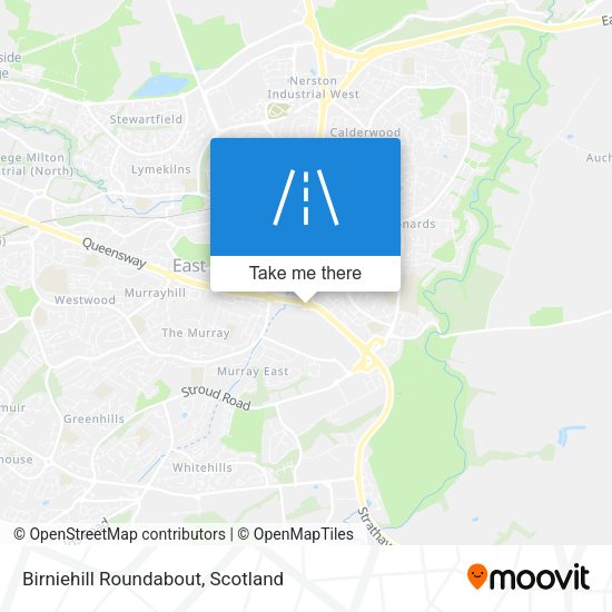 Birniehill Roundabout map