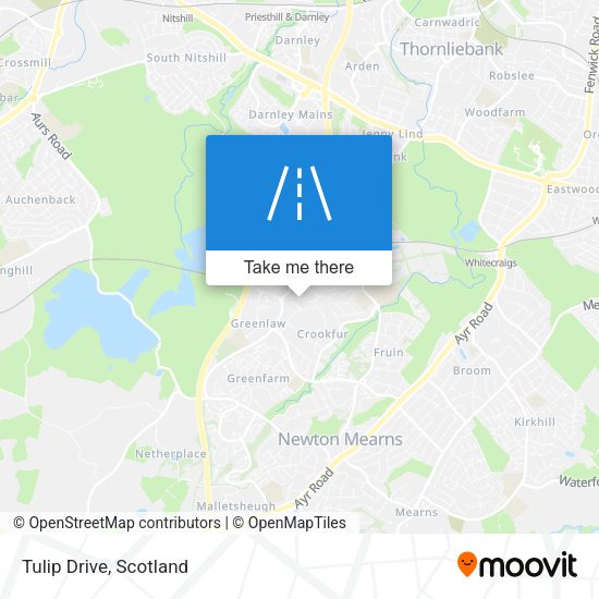 Tulip Drive map