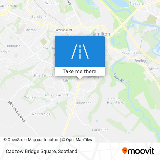 Cadzow Bridge Square map