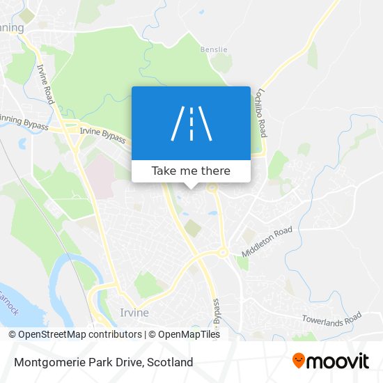 Montgomerie Park Drive map