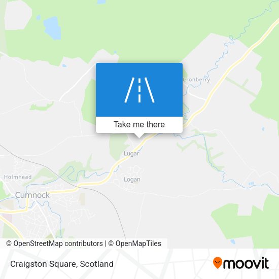 Craigston Square map