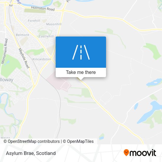Asylum Brae map