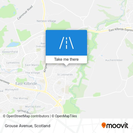 Grouse Avenue map