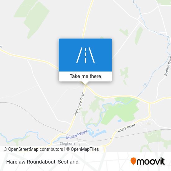 Harelaw Roundabout map