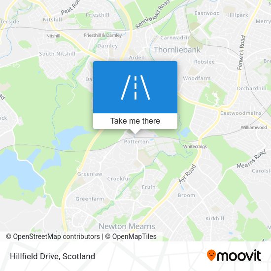Hillfield Drive map