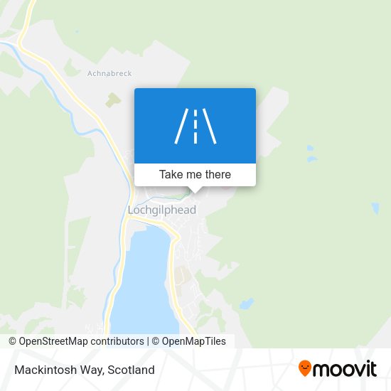 Mackintosh Way map