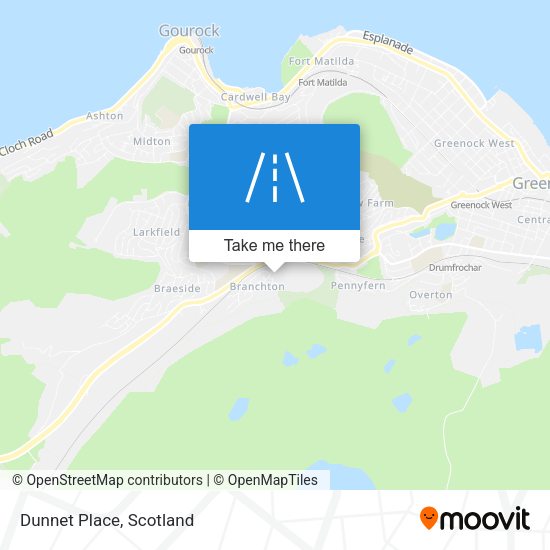 Dunnet Place map