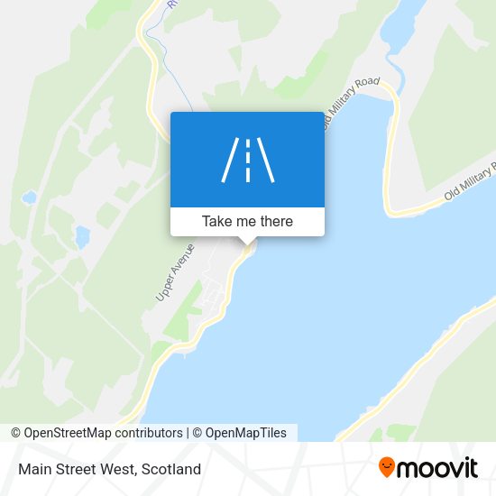 Main Street West map