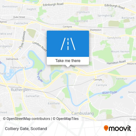 Colliery Gate map