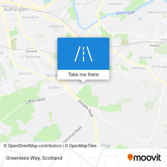 Greenlees Way map