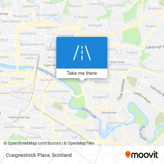 Craignestock Place map