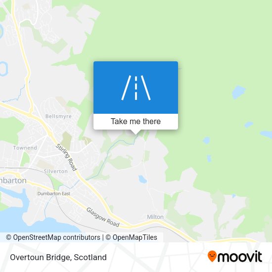 Overtoun Bridge map