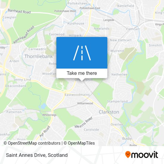 Saint Annes Drive map