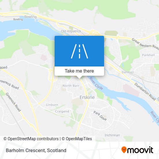 Barholm Crescent map