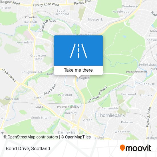 Bond Drive map