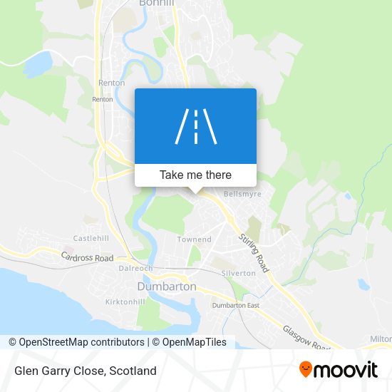 Glen Garry Close map