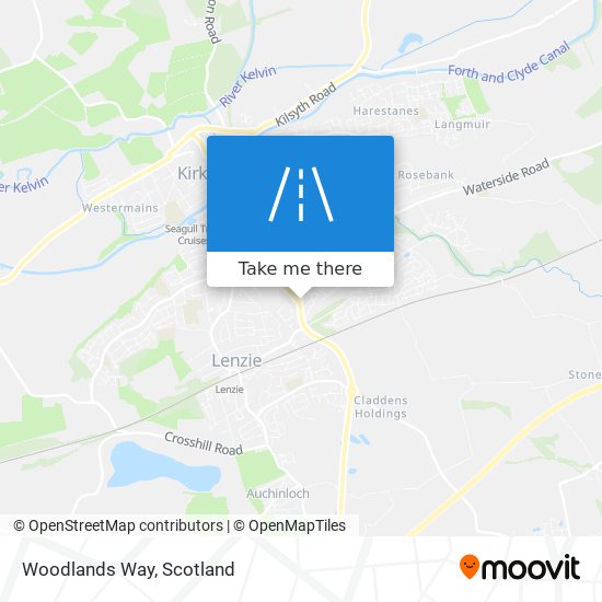 Woodlands Way map