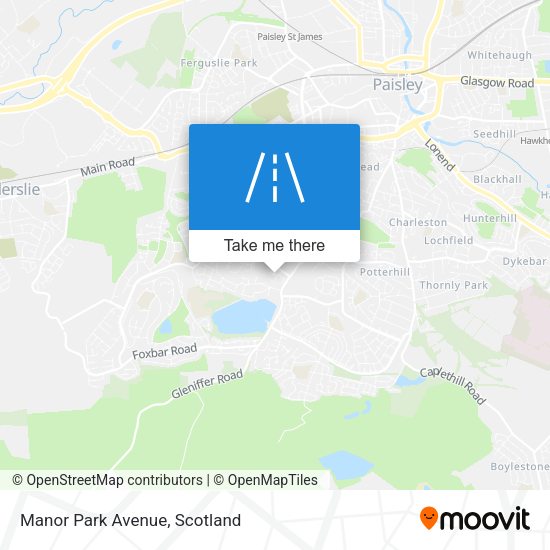 Manor Park Avenue map