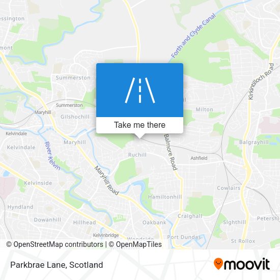 Parkbrae Lane map