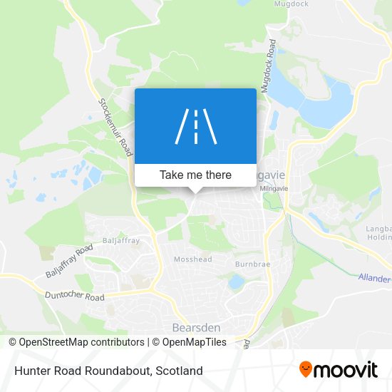 Hunter Road Roundabout map