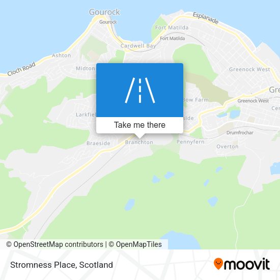 Stromness Place map