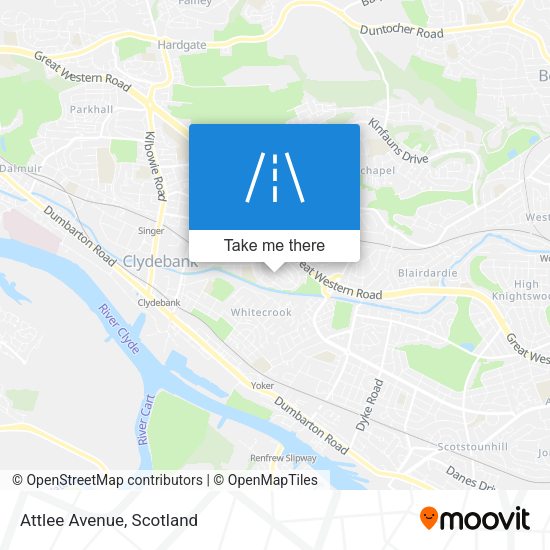 Attlee Avenue map