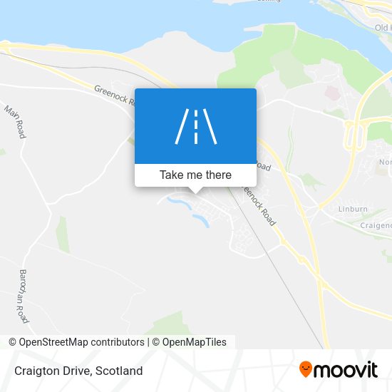 Craigton Drive map