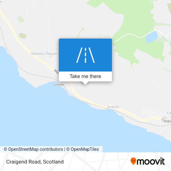 Craigend Road map