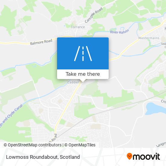 Lowmoss Roundabout map