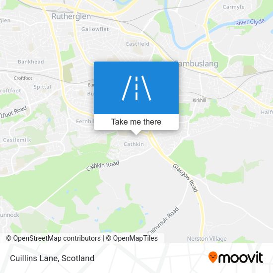 Cuillins Lane map