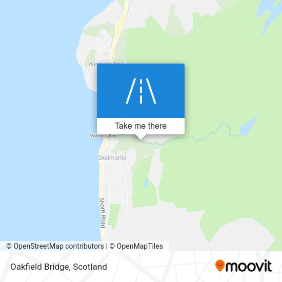 Oakfield Bridge map
