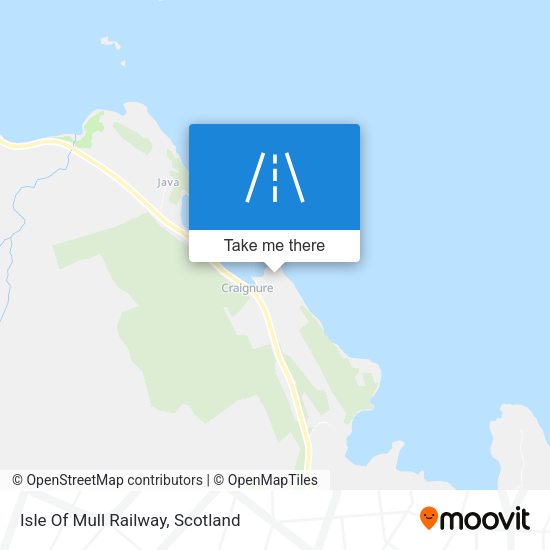 Isle Of Mull Railway map