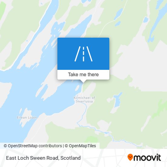 East Loch Sween Road map