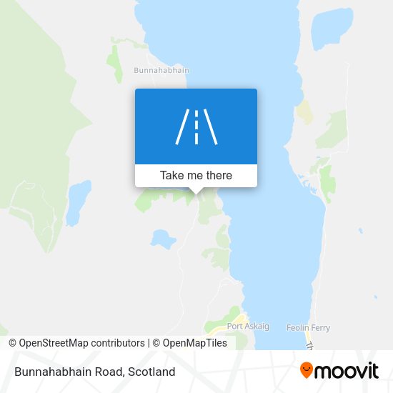 Bunnahabhain Road map