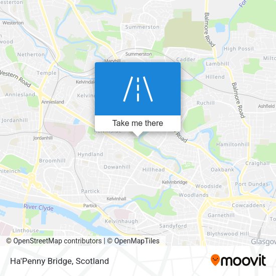 Ha'Penny Bridge map
