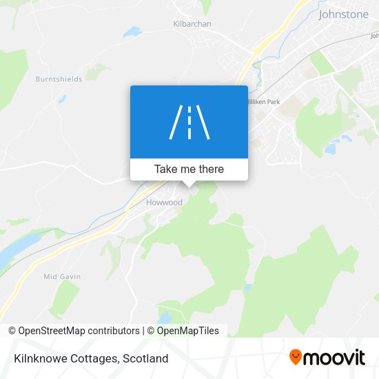Kilnknowe Cottages map