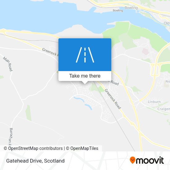Gatehead Drive map