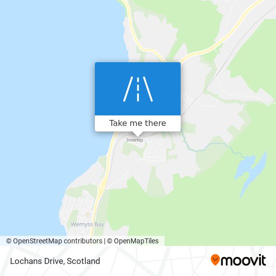 Lochans Drive map