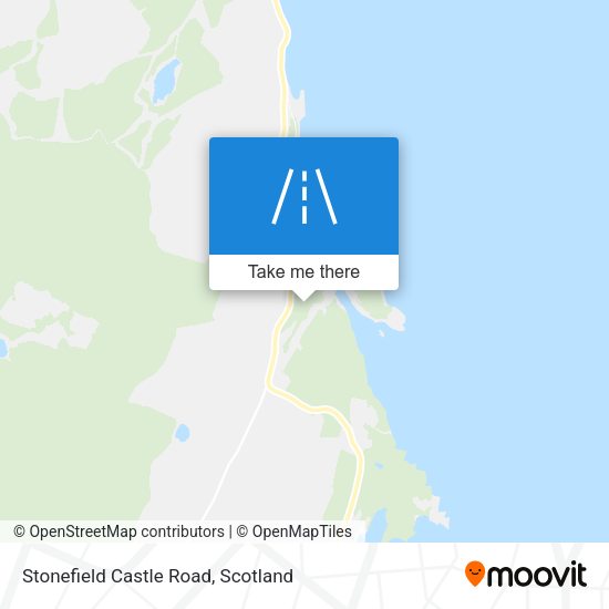 Stonefield Castle Road map