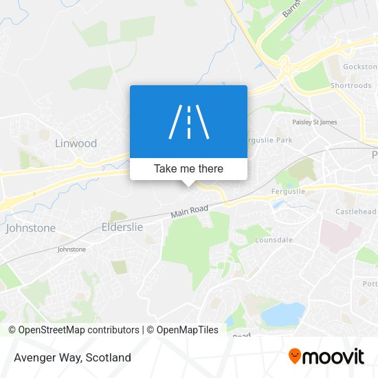 Avenger Way map
