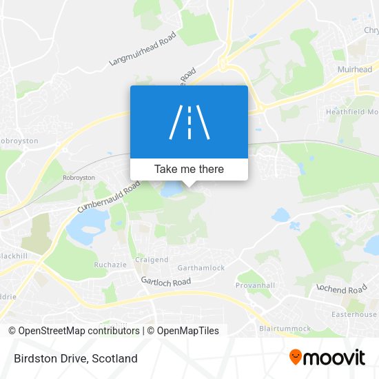 Birdston Drive map