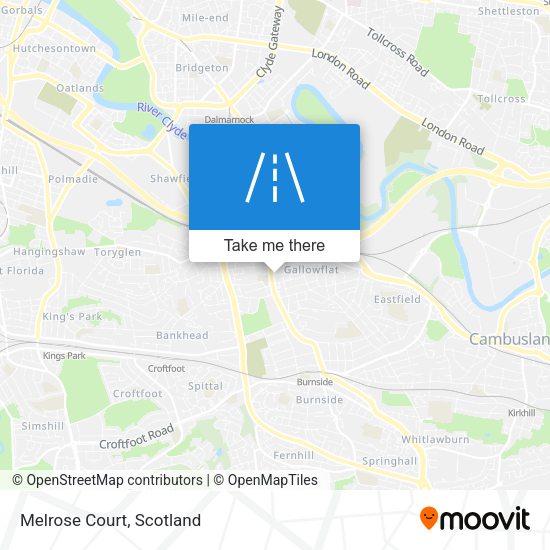 Melrose Court map
