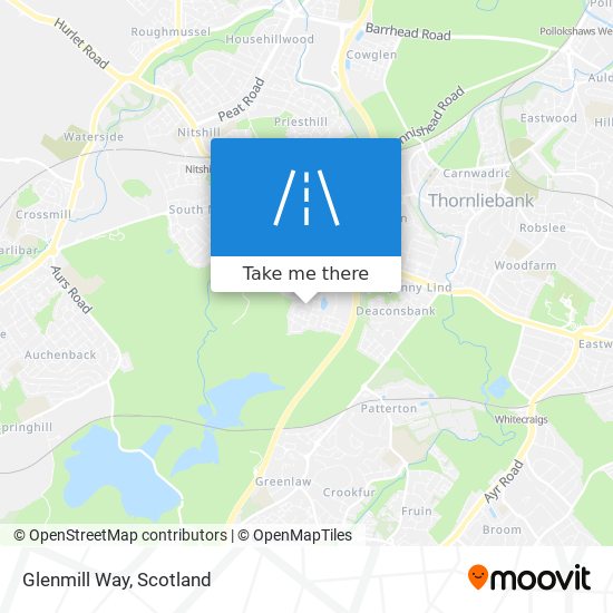 Glenmill Way map