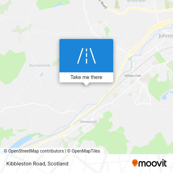Kibbleston Road map