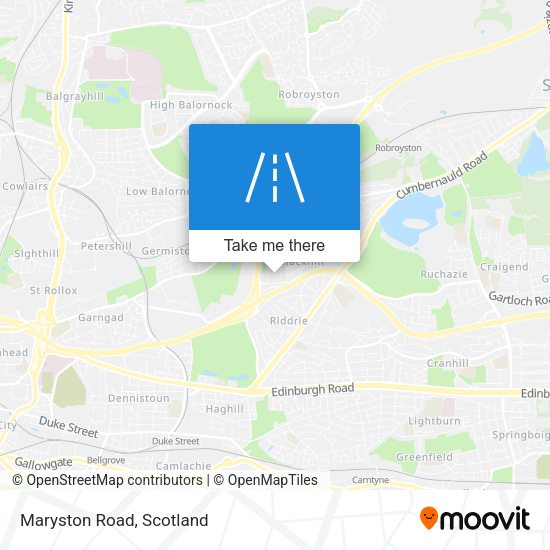 Maryston Road map