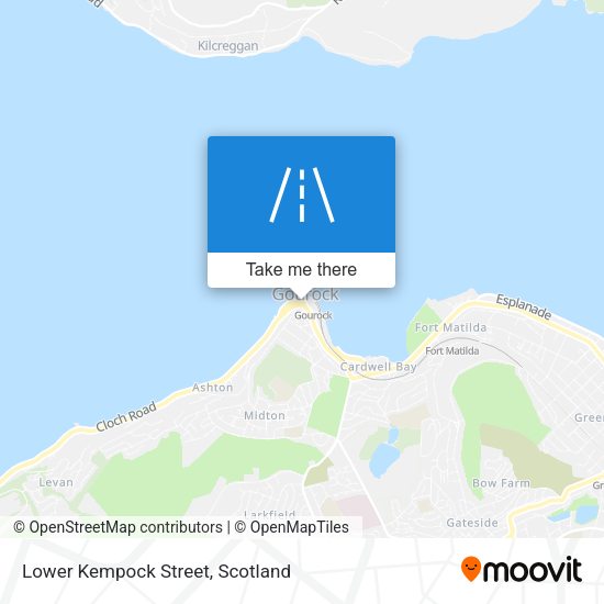 Lower Kempock Street map