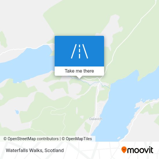 Waterfalls Walks map