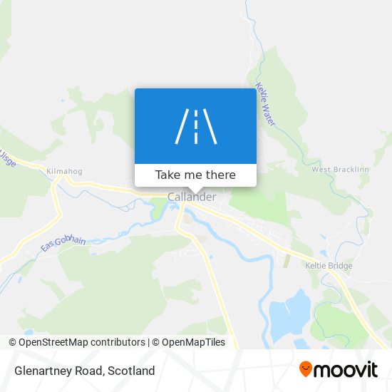 Glenartney Road map