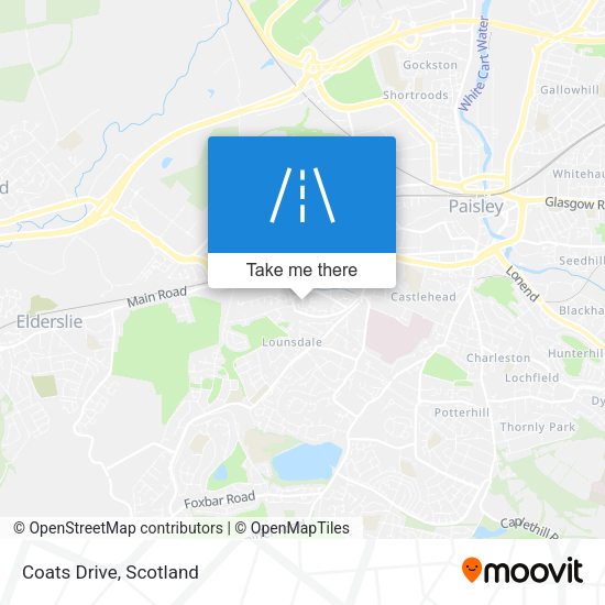 Coats Drive map